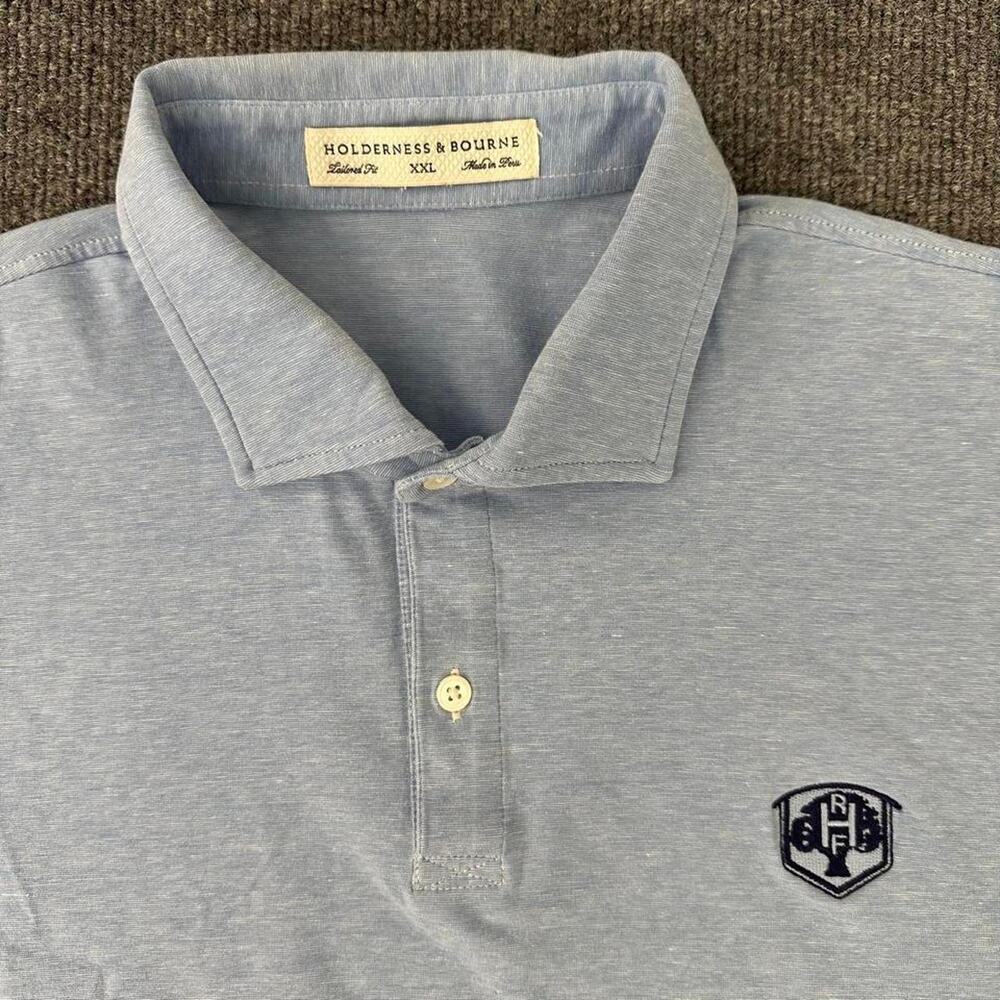 Holderness & Bourne Men’s The Hatcher Shirt Rich Harvest Farms Golf Polo XXL